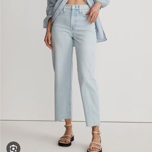 Madewell Perfect Fit vintage wide leg crop jean 30 ward wash